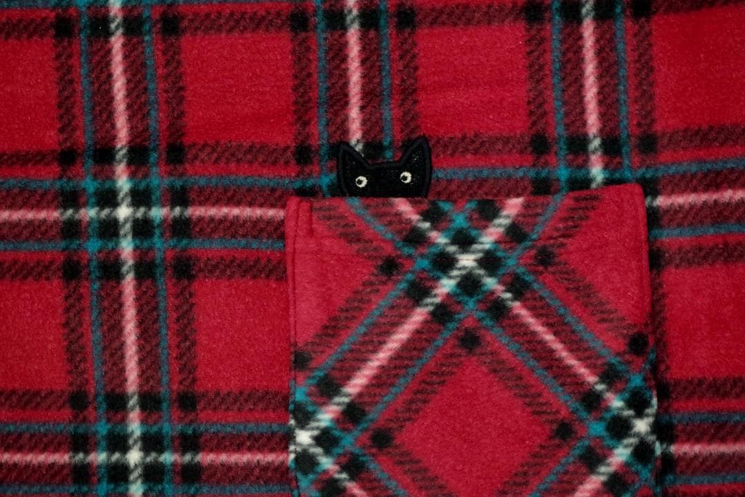 新品】マタノアツコ/ワコール ひょっこりクロネコフリースパジャマ（LL