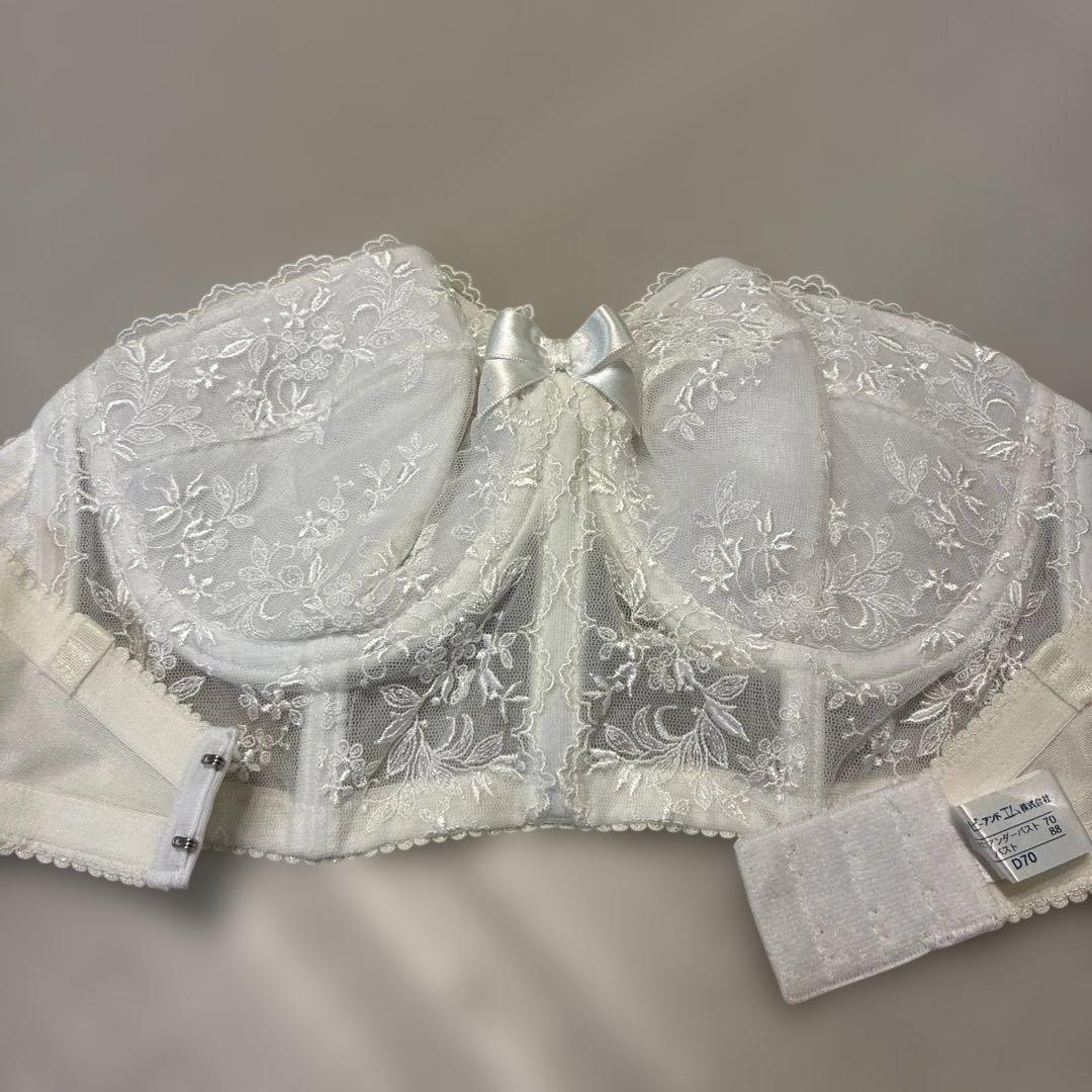 セモア ブライダルインナー】D70 ウエストニッパー70ペチコートM・巾着