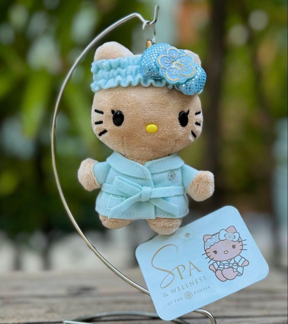 正規品 ハワイ カハラホテル限定 日焼けキティ スパ キーホルダー