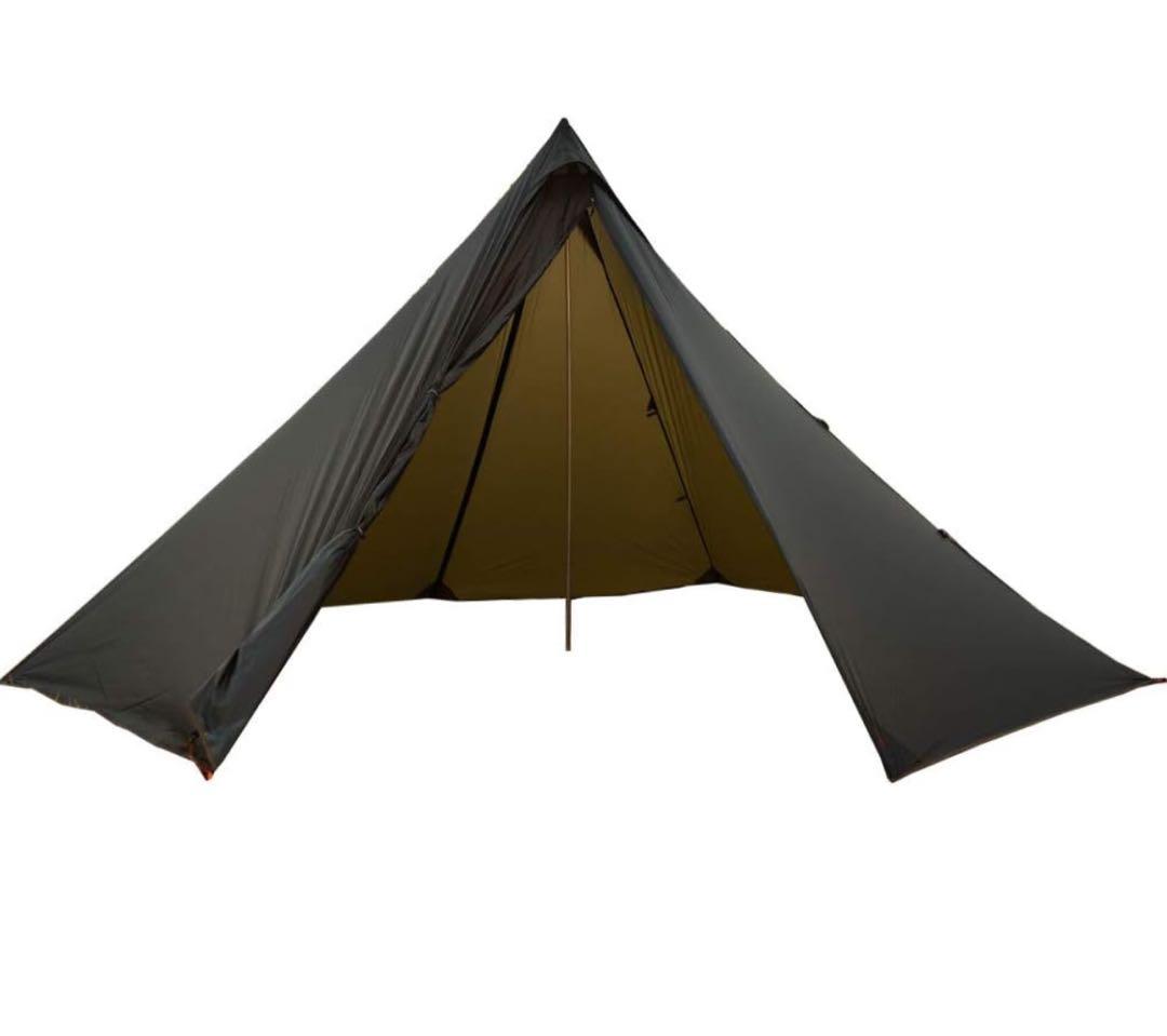 Unafreely ワンポールテント シルナイロン ブラック 新品 謎テント