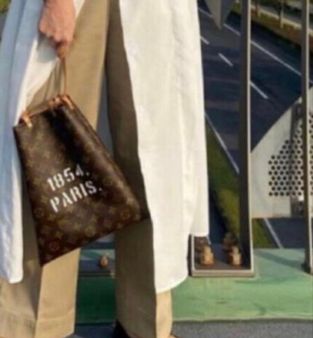 値下 h.myriad リメイクモノグラム バッグ 巾着 値下 h.myriad 巾着