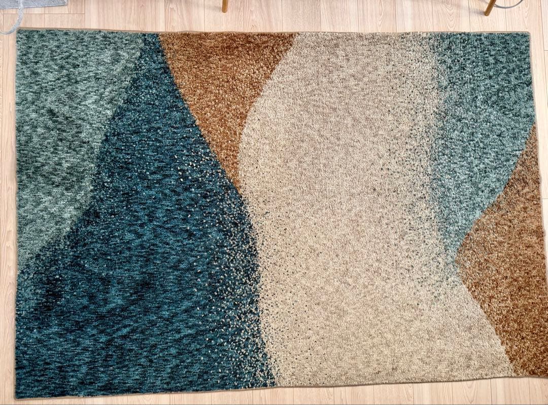 unico MOSTE ラグ 140×200 ブルーグリーン 定価27,500円 人気】unico モステ ラグ ブルーグリーン 140×200cm ウニコ - メルカリ