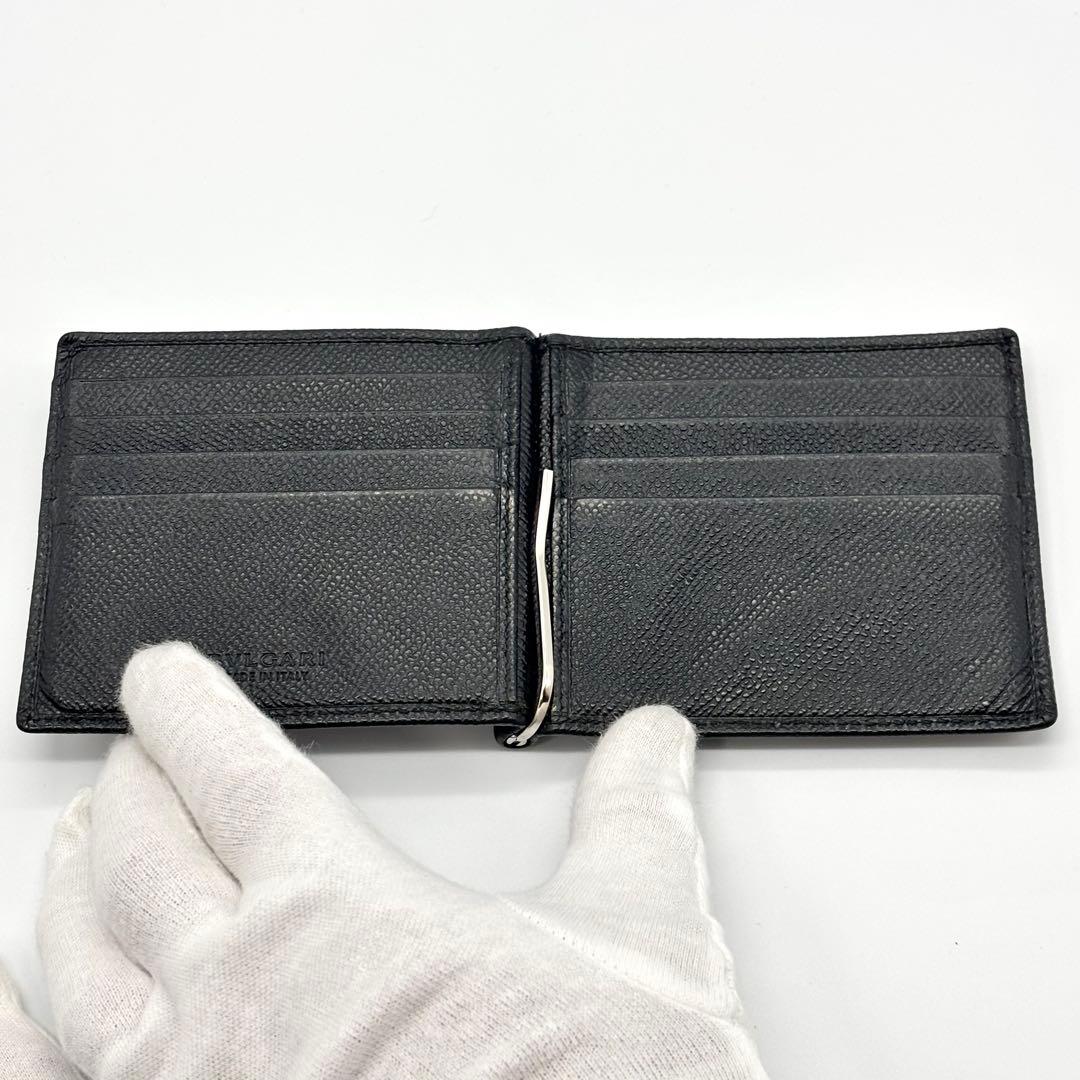 希少✨ブルガリ マネークリップ 財布 ブルガリマン サークルロゴ