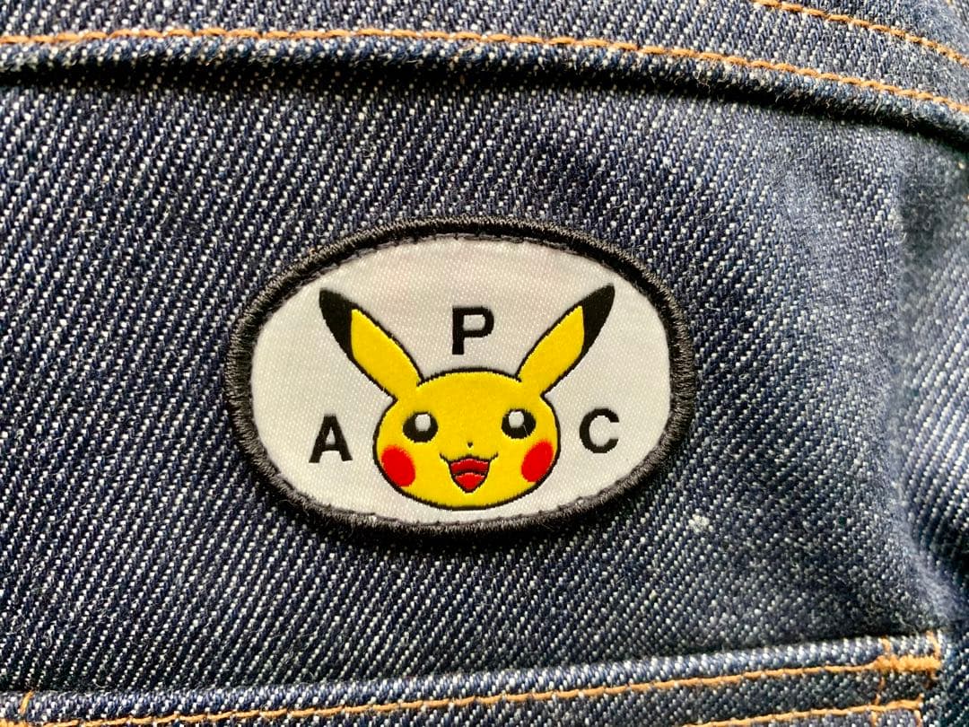 未使用品】A.P.C. デニムジャケット ポケモン ピカチュウ - メルカリ