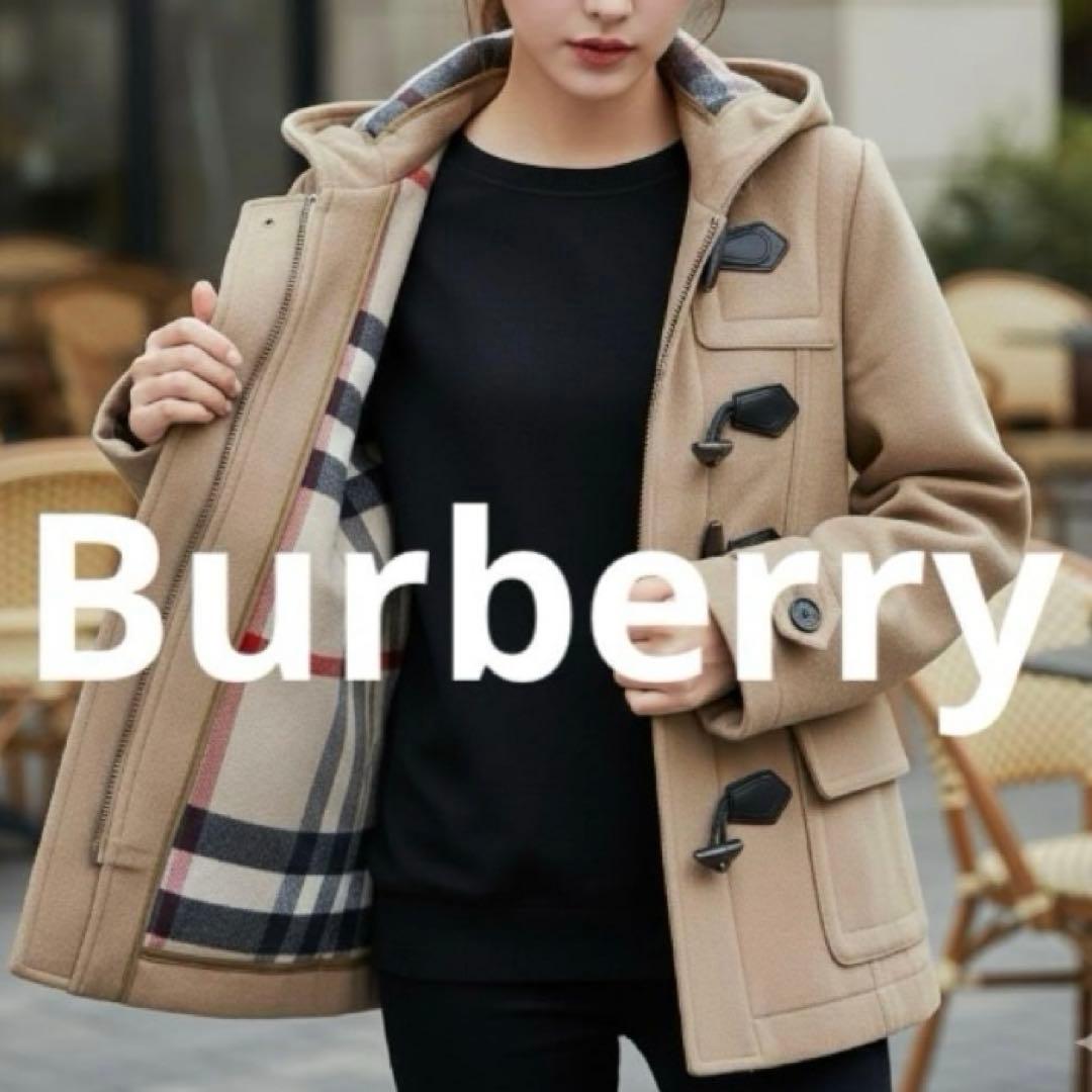 Burberry ダッフルコート 裏地ギガチェック M バーバリー レディース