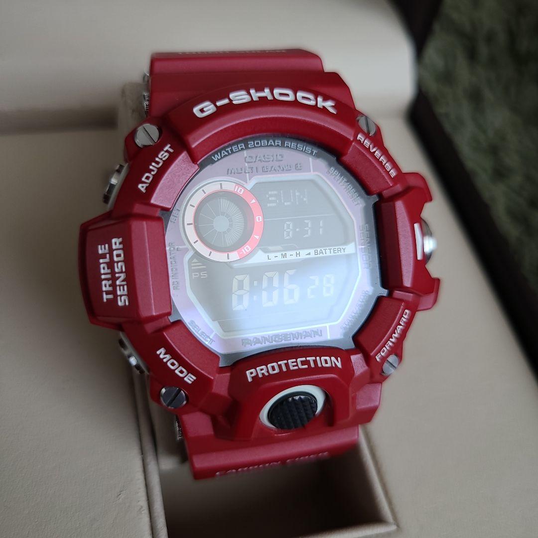 G-SHOCK GW-9400RDJ-4JF レンジマン レスキューレッド - メルカリ