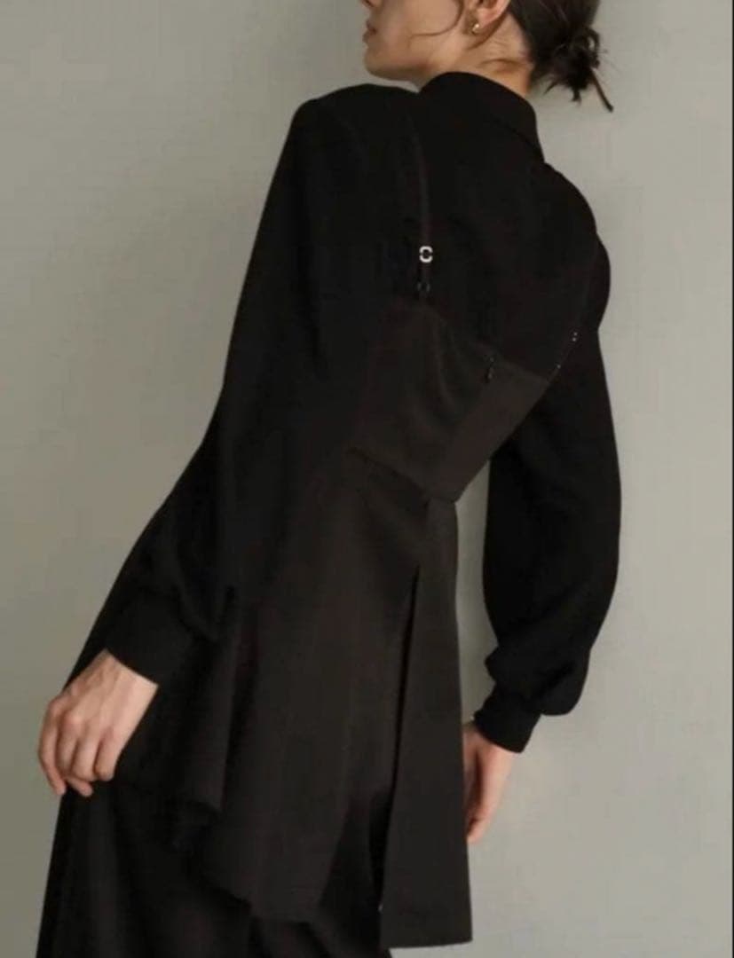 未使用級】CLANE PEPLUM BUSTIER ALL IN ONE 黒 - メルカリ