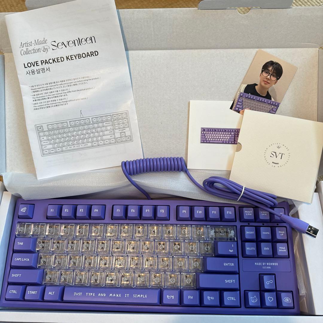 SEVENTEEN WONWOO Keyboard - メルカリ