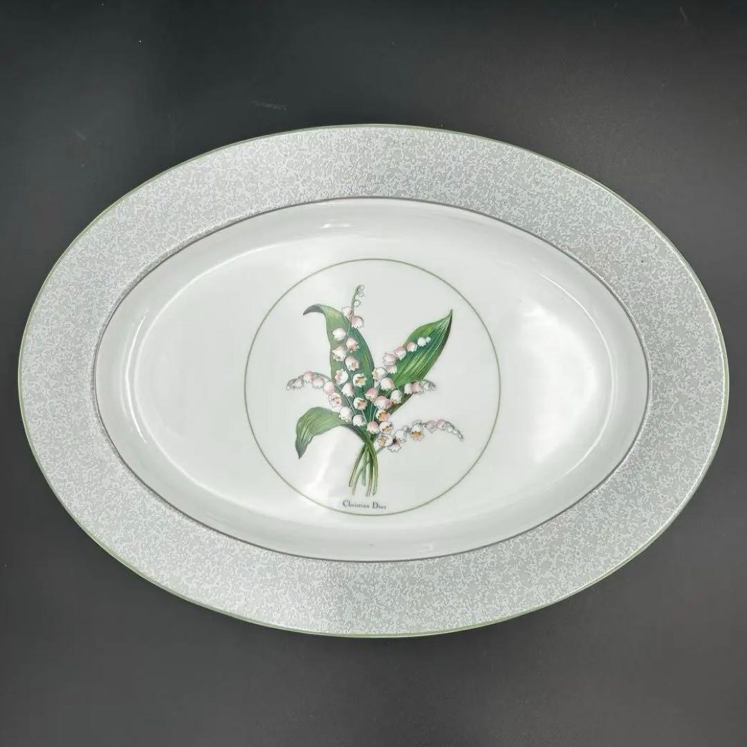 Christian Dior MILLY-LA-FORÊTオーバルプレート 箱付 - メルカリ