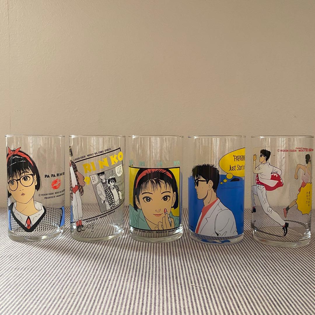 江口寿史 パパリンコグラス 5個セット - メルカリ