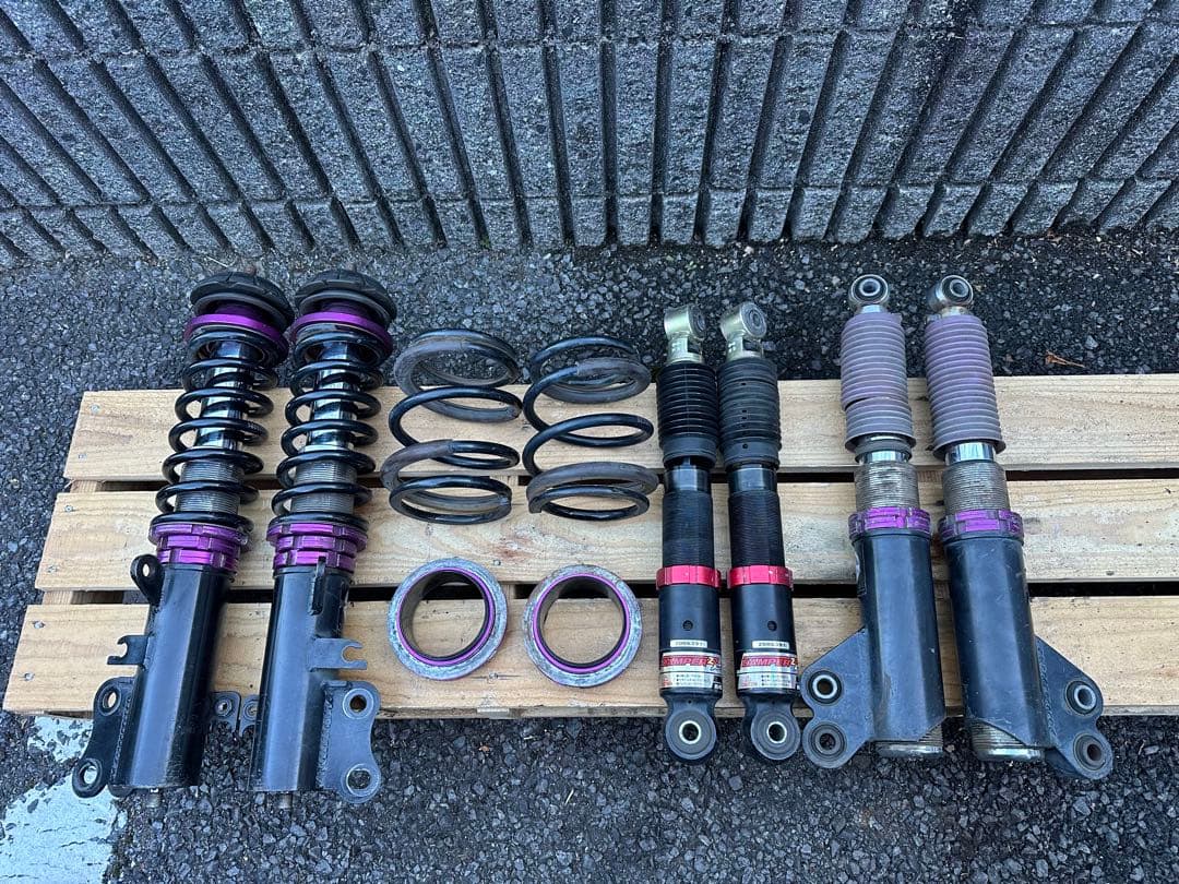 【訳あり品】MH34SワゴンR 車高調 MG33S MF33S MK32S ワゴンR MH34S MH44S 低王3030 車高調キット スズキ LEON レオン ： VS-ONE