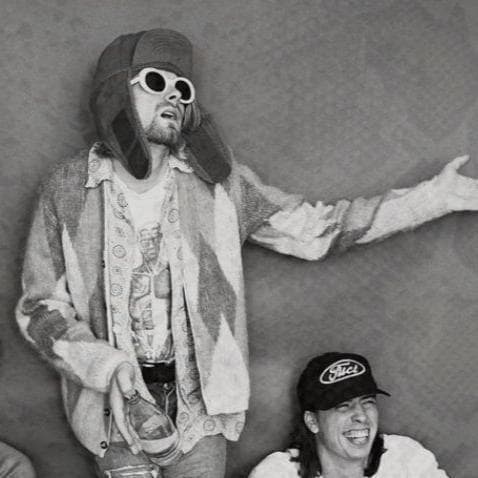 ようすけ様専用 新品 カートコバーン モヘアタッチカーディガン 復刻