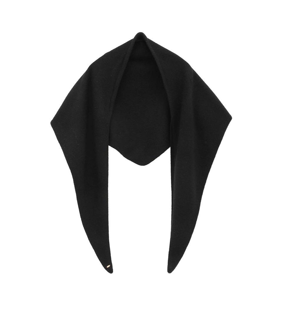 CLANE YAK KNIT TRIANGULAR STOLEブラックF新品 - メルカリ