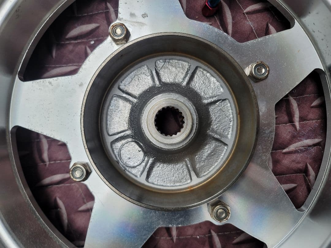 廃盤品】3WF用10インチリアホイール BMF アルミ ハブ付き タイヤ付き