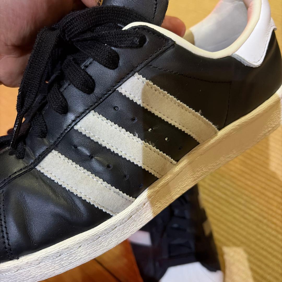 靴 adidas superstar 82 FI CORE BLACK 26.5cm