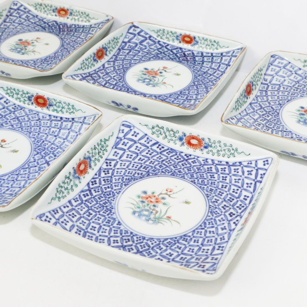 大明成化年製 角皿 5客 古伊万里 明治期 - メルカリ