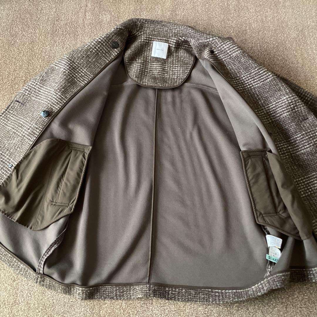 北川景子着用＊スピック＆スパン＊Wスライバーチェックハーフコート