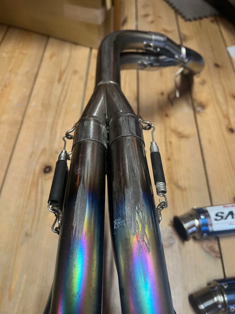 CBX400F マフラー サタケ チタン パーツ