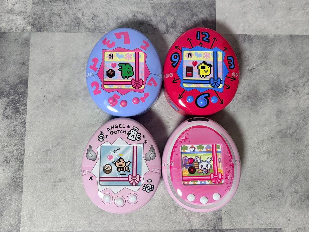 新品未開封 たまごっち缶 チョコ 4種セット コンプリート - メルカリ