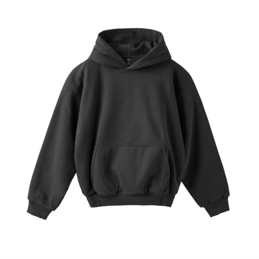 新品Yeezy Gap Balenciaga LOGO HOODIE black Yeezy Gap Engineered By Balenciaga Padded Hoodie Black (YEEZY