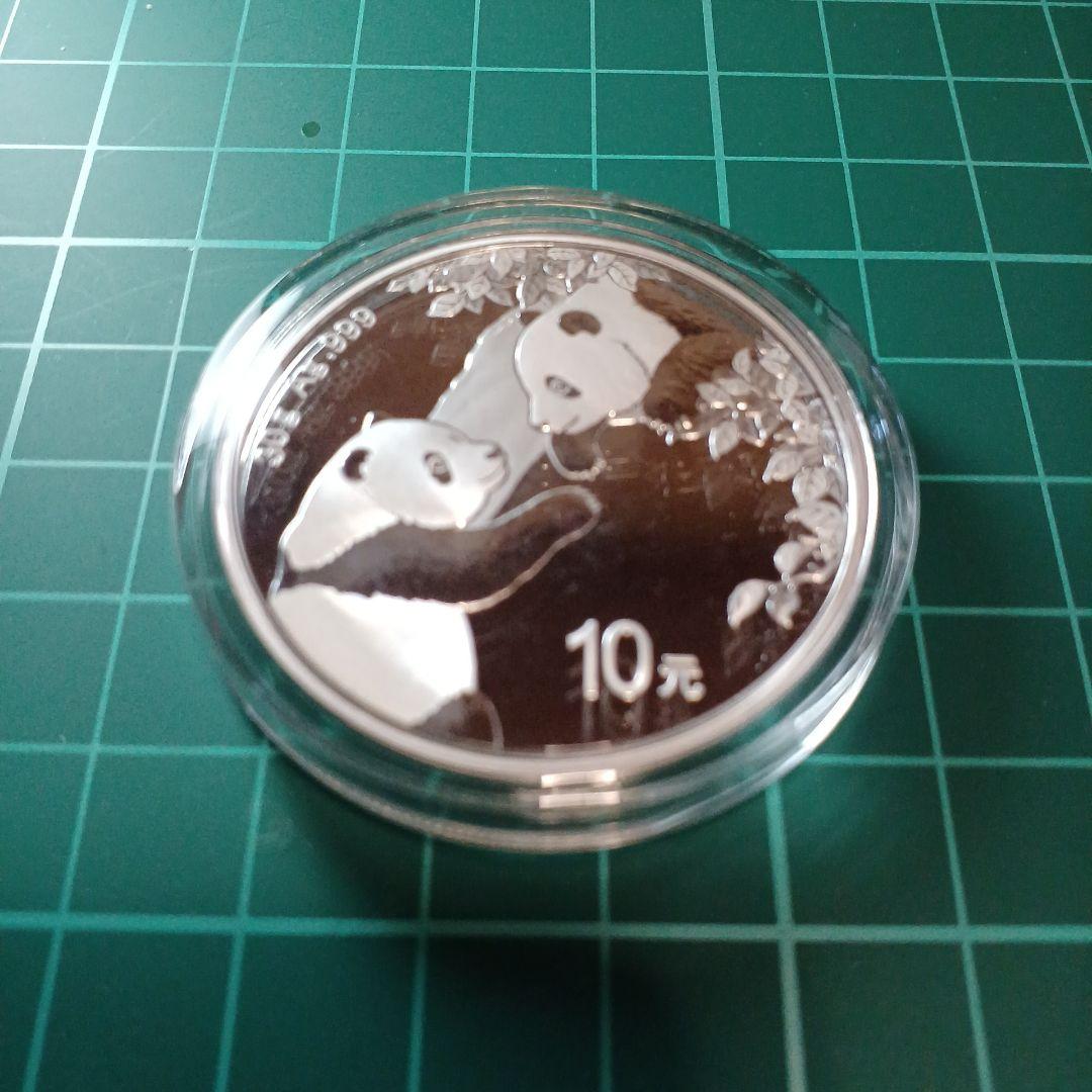 中国 パンダ銀貨 10元 Ag.999 純銀 30g クリアケース入り2023年 - メルカリ