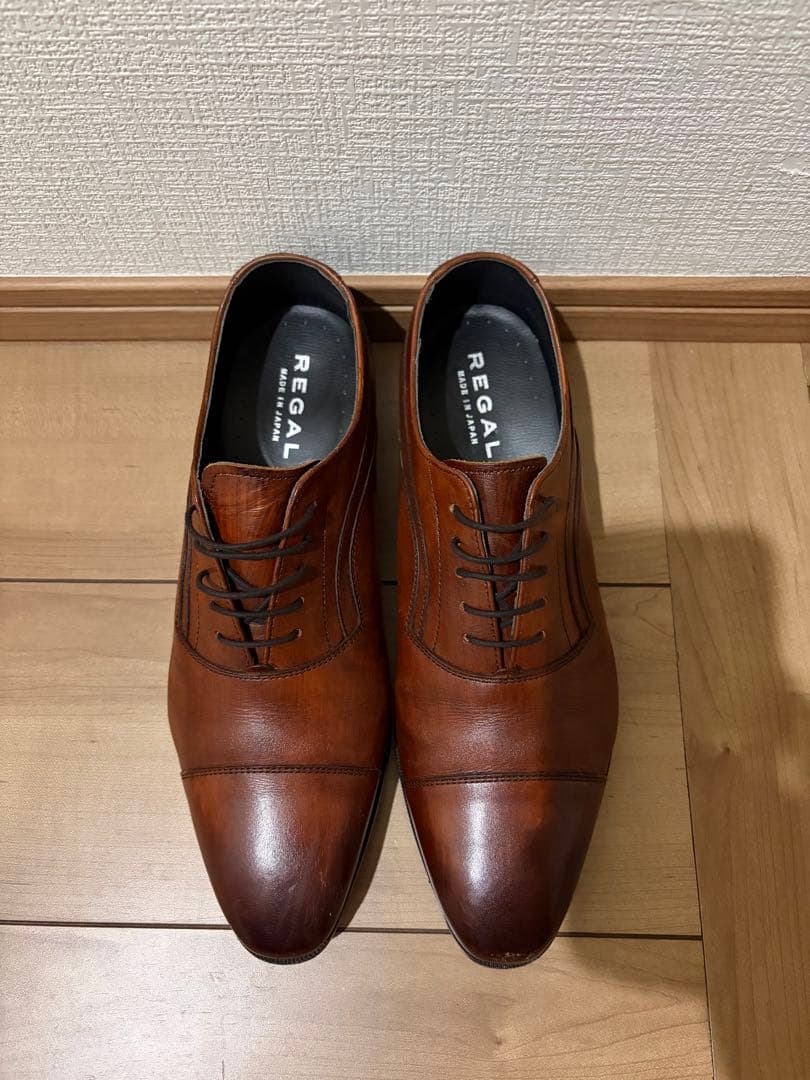【定価29,700】REGAL ブラウン ドレスシューズ 中古・古着通販】REGAL (リーガル) ドレスシューズ ブラウン サイズ