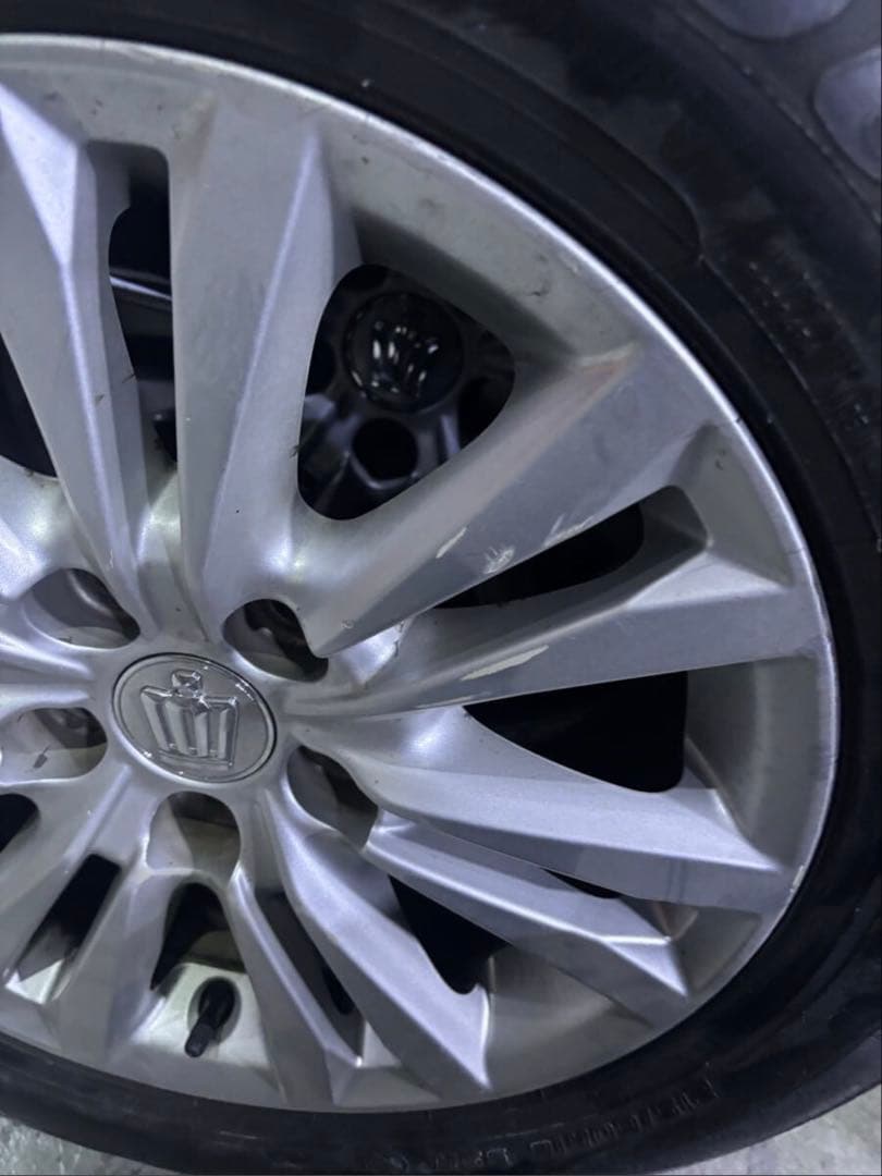 希少/美品 羽*し様 トヨタ純正210クラウンタイヤホイールセット山無し