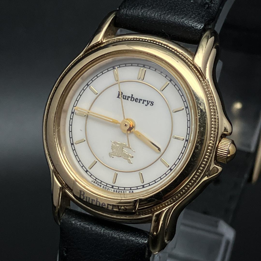 【新品電池/稼働】バーバリー 腕時計 レディース クォーツ ホワイト ゴールド BURBERRY（腕時計）のフリマアイテム一覧