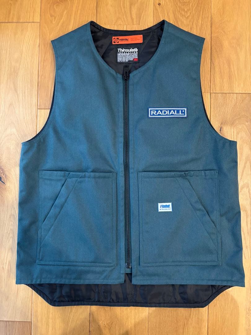 定価35200円　radiall SIDE - ZIP UP VEST 楽天市場】定価35200円 30%OFF SALE!! /RADIALL ラディアル RIVERSIDE