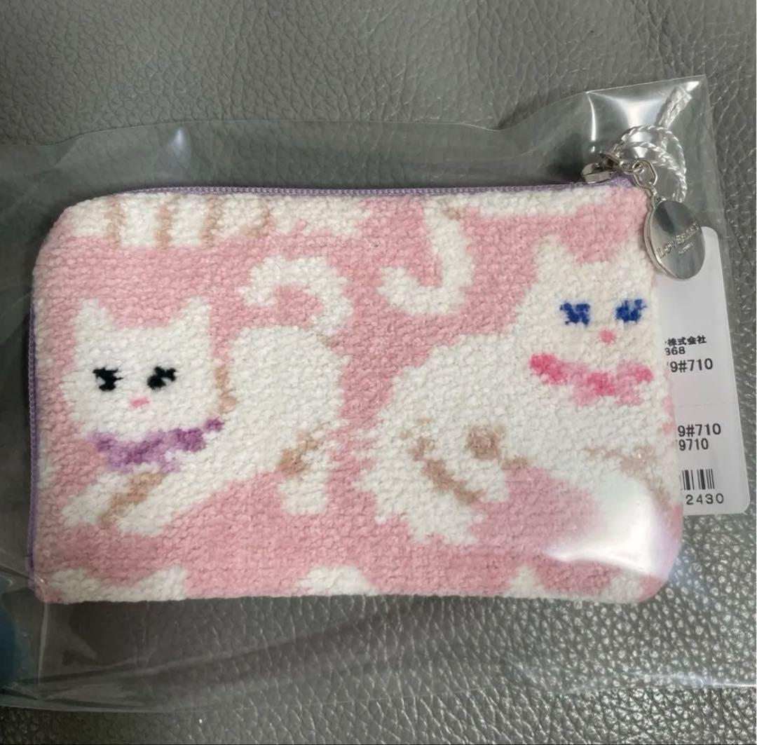 フェイラー モフモフネコチャン L字ポーチ 新品タグ付き - メルカリ