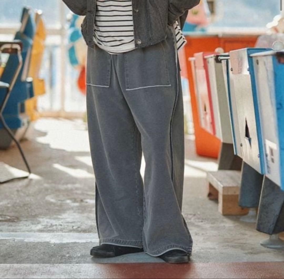 niko and［be with M］Misayo ラクカジ裏毛パンツ L - メルカリ