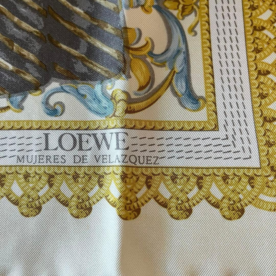 未使用品 LOEWE ロエベ スカーフ 大判スカーフ シルク 柄 - メルカリ