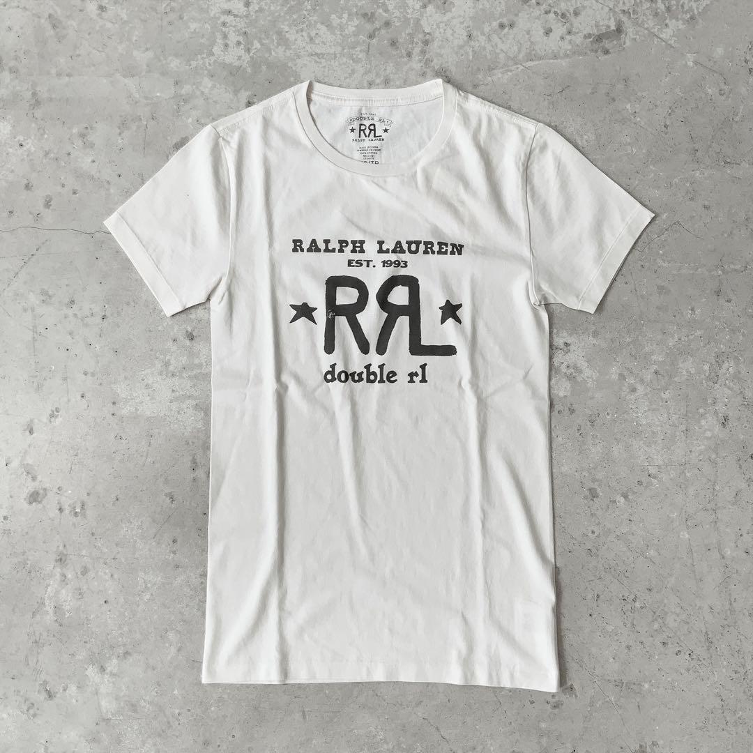 新品 RRLダブルアールエル ラルフローレン ロゴ Tシャツ 半袖 XSサイズ