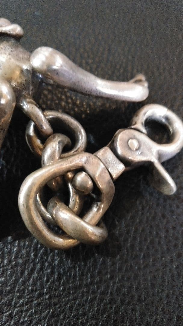 こ*ば様 THIRTEENDESIGNS ウイングスカルキーチェーン142g 9 - メルカリ