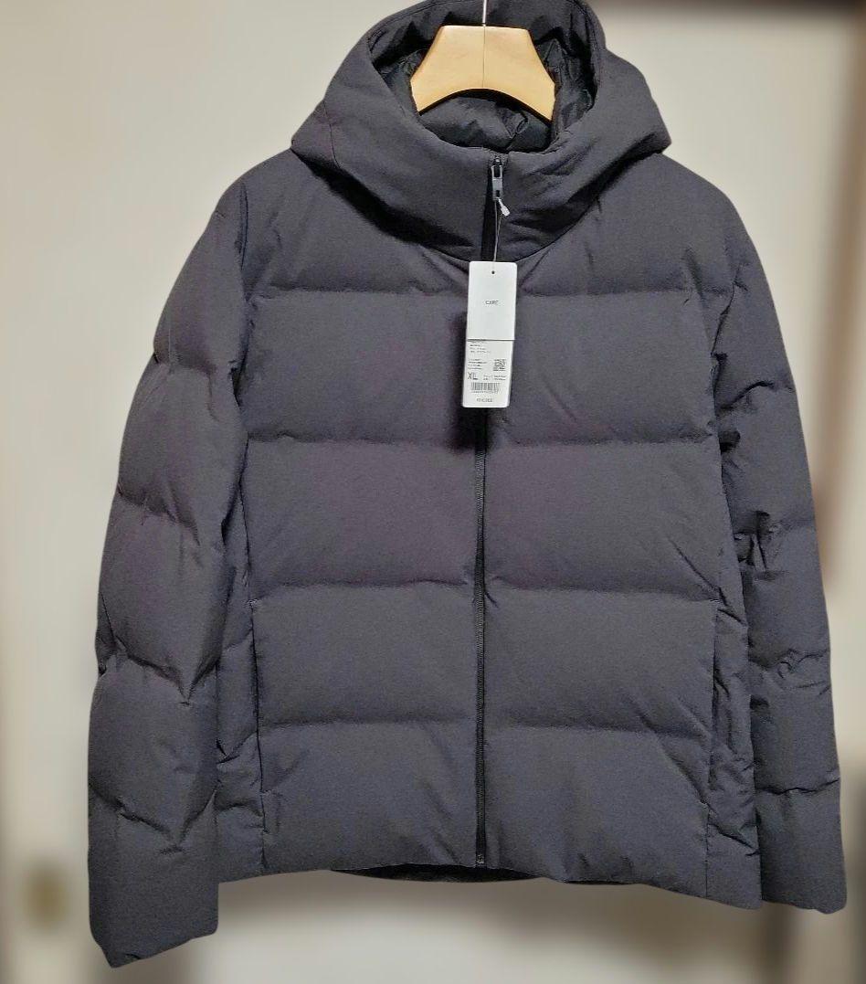 UNIQLO 　シームレスダウンパーカ　　XL　 ダークグレー ユニクロ公式 | シームレスダウンパーカ