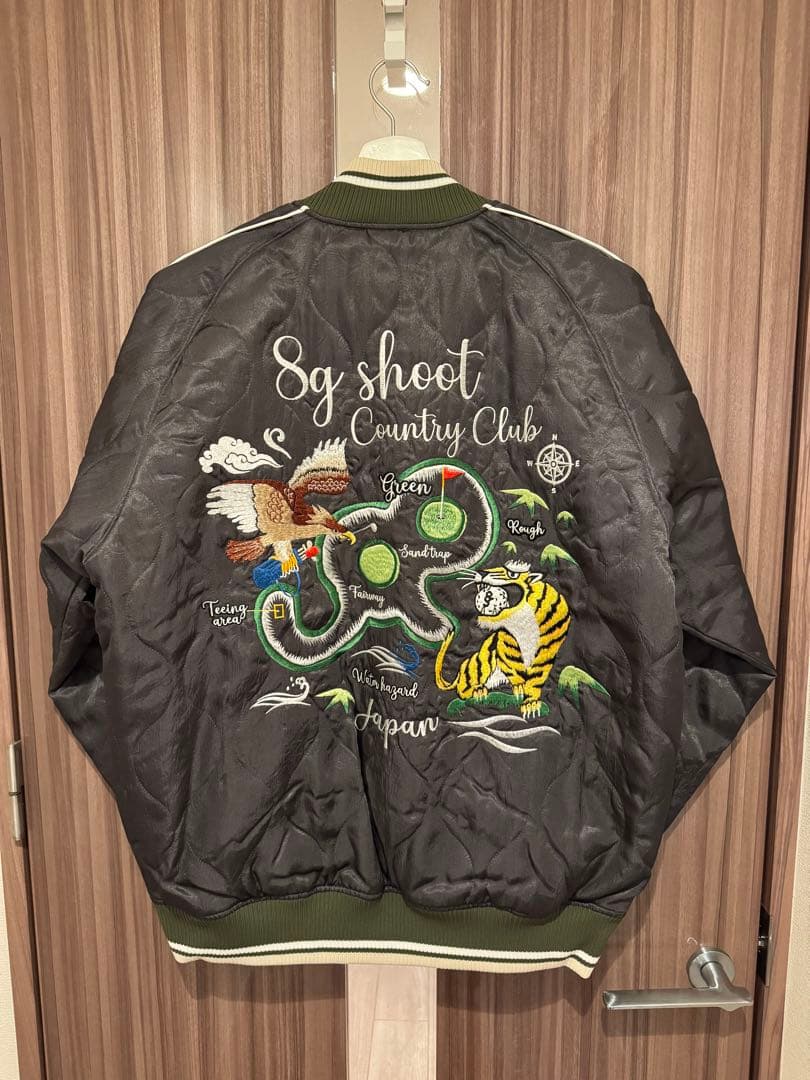 新品8gshoot エイジシュート スカジャン L 黒 カーキ 窪塚洋介 完売品