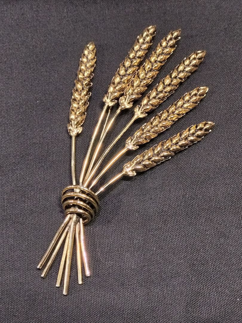 KENZO ブローチ　稲穂　麦穂 楽天市場】ブローチ レディース 麦穂 高級 シンプル 稲穂 コサージュ