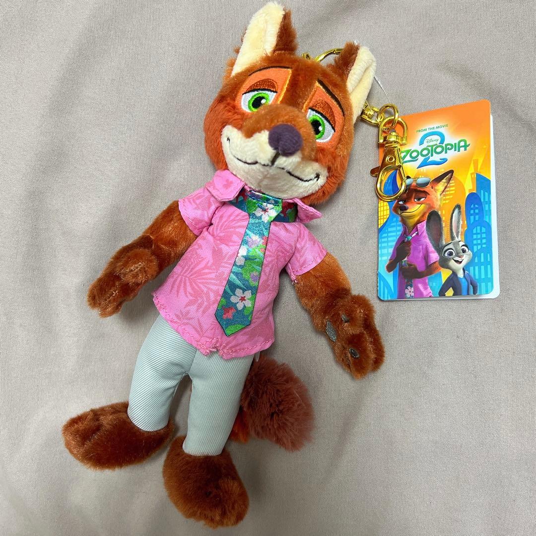 ディズニーストア ズートピア2 ニック ぬいぐるみキーチェーン