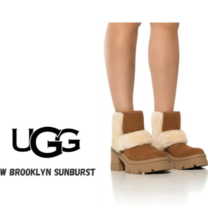 【美品】UGG W ROOKLYN SUNBURST 23.5cm
