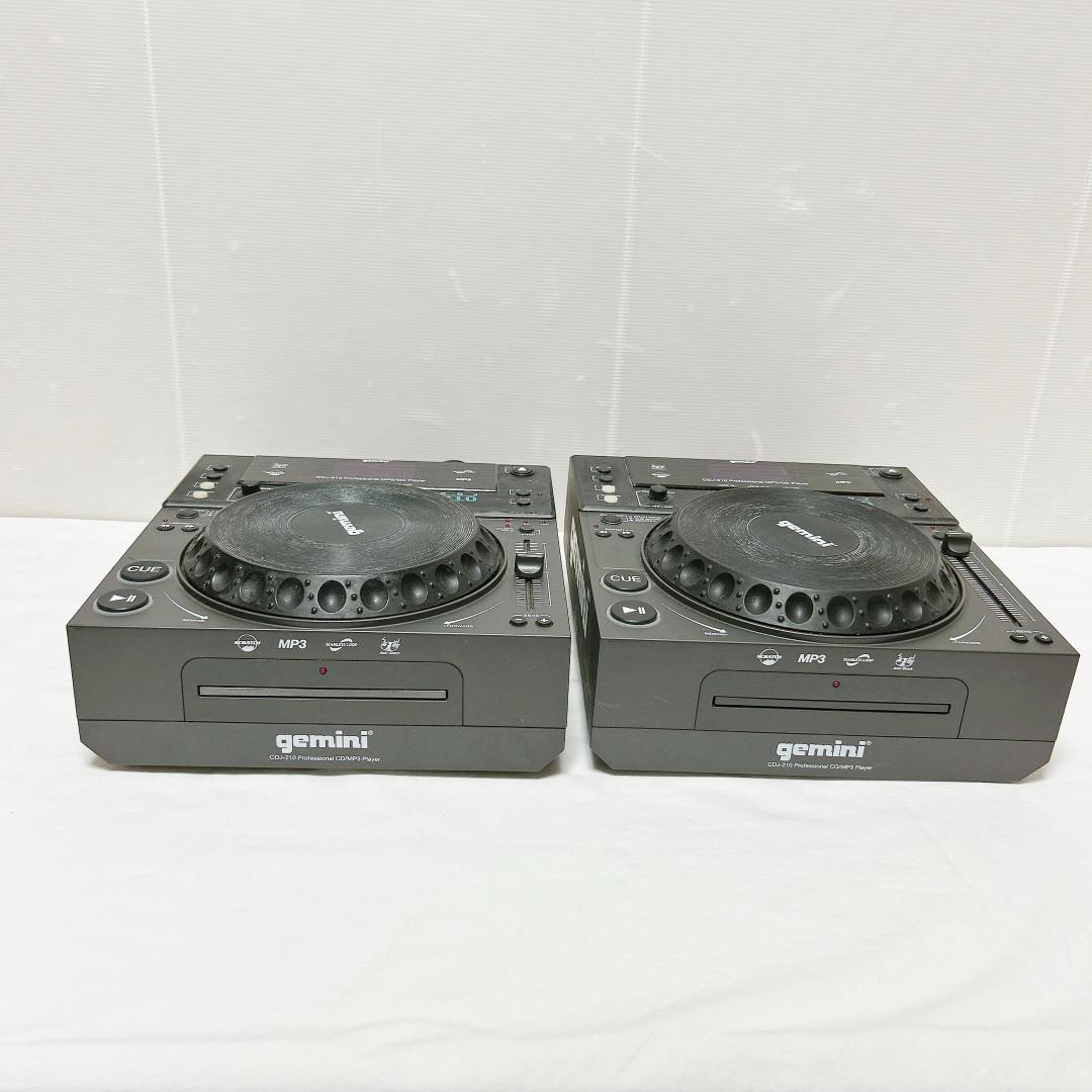 美品 Gemini ジェミニ CDJセット ペア2台 CDJ-210 動作済 - メルカリ