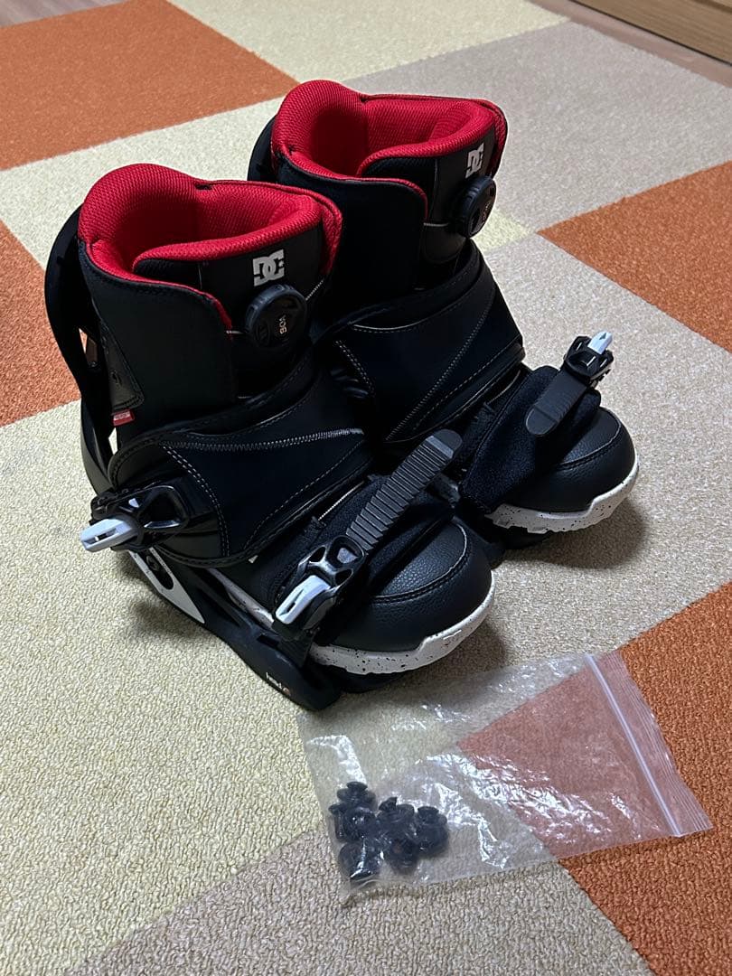 DC スノーボードブーツ（キッズ用）25cm+ビンディングセット スノーボード 3点セット ジュニア キッズ ZUMA ツマ 22-23 MT Rider bb