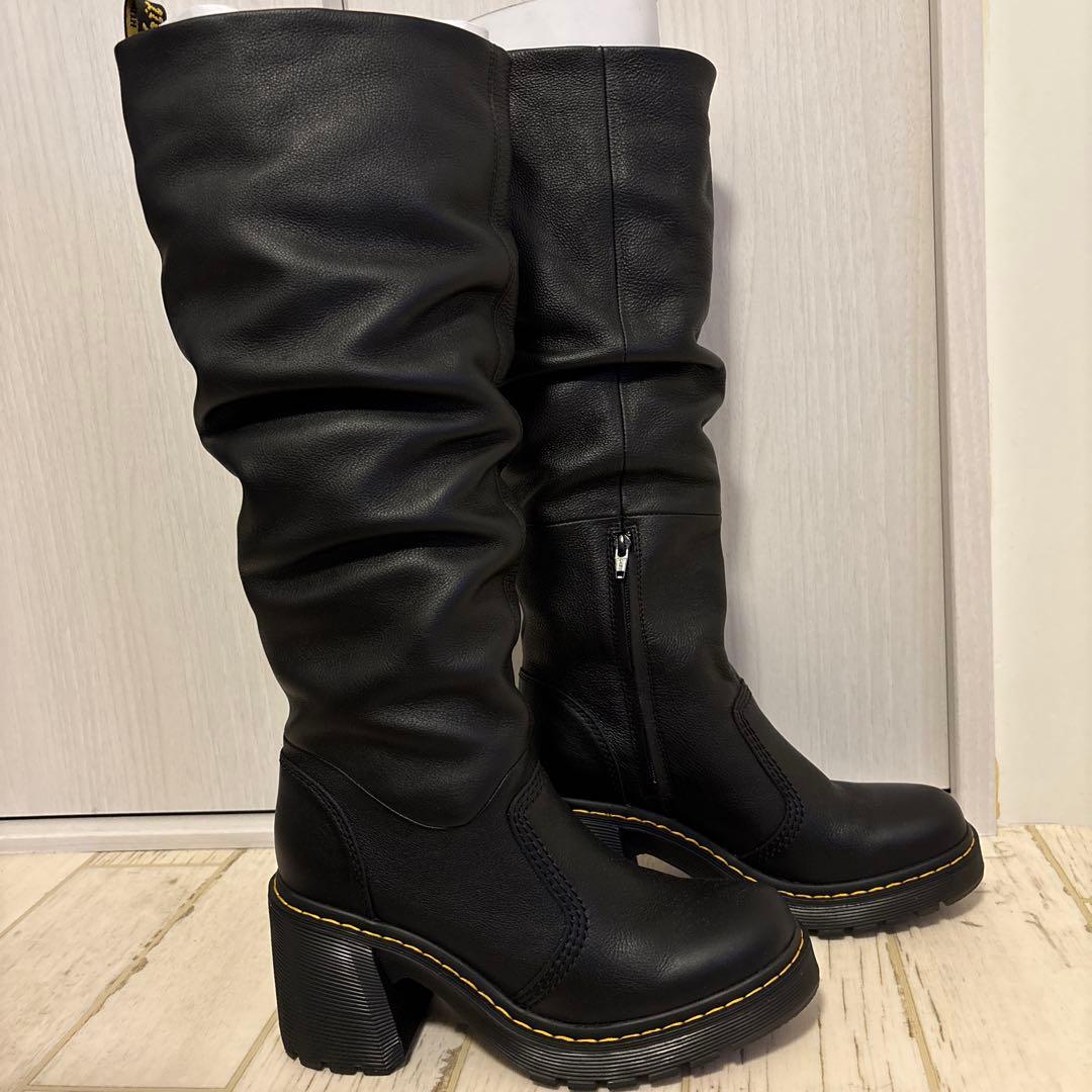 ドクターマーチン KASEY プル オン ブーツ　ロングブーツ UK 8 Dr.Martens 新作 KASEY プル オン ブーツ | ドクターマーチン