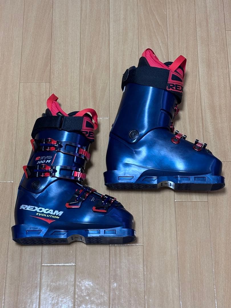 【美品】REXXAM R-EVO 100M 23.5cm スキーブーツ レグザム