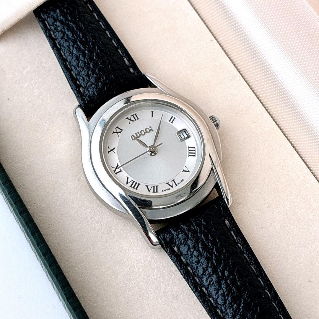 極美品・新品電池・箱付き】グッチ GUCCI レディース腕時計 5500L