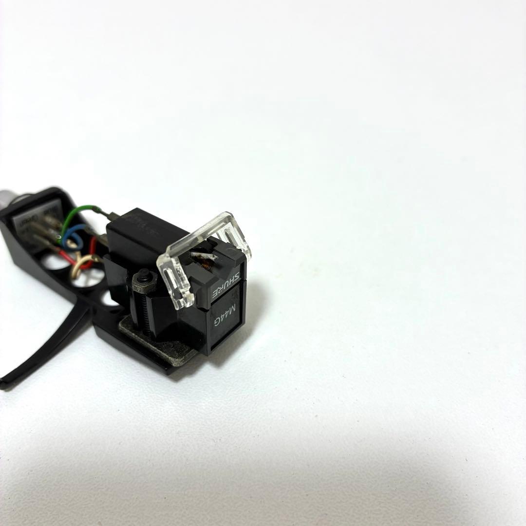 SHURE M44G カートリッジ Technicsヘッドシェル 針付き - メルカリ
