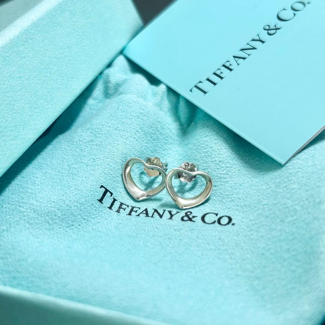ティファニー オープンハート ピアス 両耳 Tiffany シルバー 925