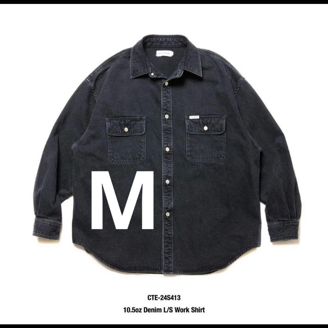 M cootie デニムシャツ 2024 BLACK