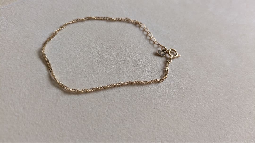 k18 18金ブレスレット　スクリュー　ツイスト　0.8gくらい 楽天市場】18金 ブレスレット メンズ イエローゴールド K18 スクリュー