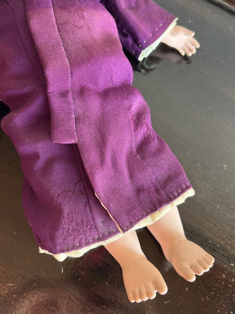 市松人形 竹内益次郎 吾妻人形 日本人形 大正 レトロ 約39cm 骨董 訳