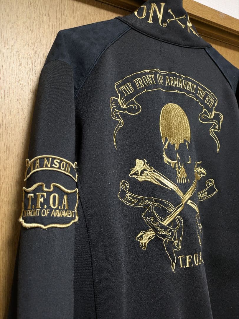 VANSON×REGULUS T.F.O.A スカル トラックジャケット XL - メルカリ